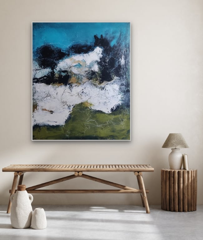 Chasing Waterfalls (100x120) billede 4