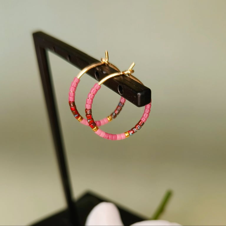 Farve cirkler - lyserød billede 2