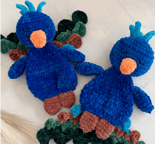 Påfugl bamse (1)