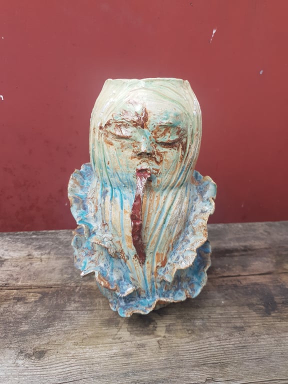 Når vi det nu? Skulpturel vase 