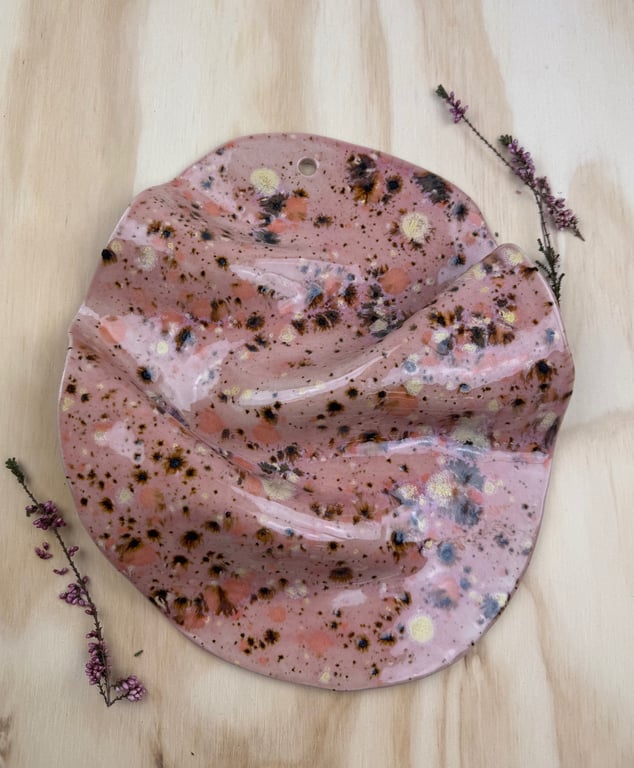 Lysserøde vægrelief - 27 x 22 cm  billede 3