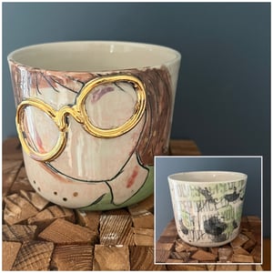 "DEjlige Damer" kop, støbt – produktbillede