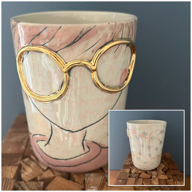 "Dejlige Damer" kop, støbt