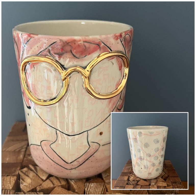 "Dejlige Damer" kop, støbt