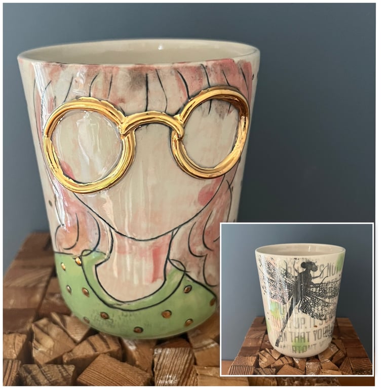 "Dejlige Damer" kop, støbt