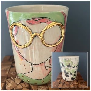 "Dejlige Damer" kop, støbt – produktbillede