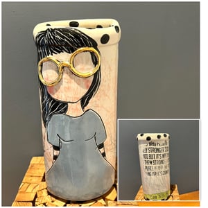 "Dejlige Damer" vase – produktbillede