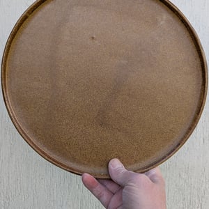 Middagstallerken brun – produktbillede