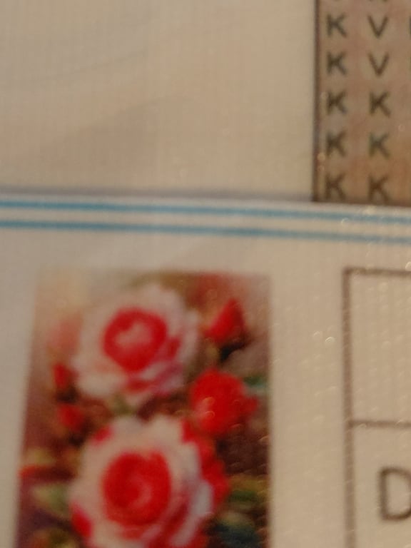 Her et der et pønt blomsterned 30×40