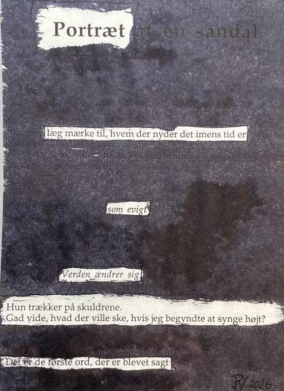 Black Out Poetry- Portræt billede 2