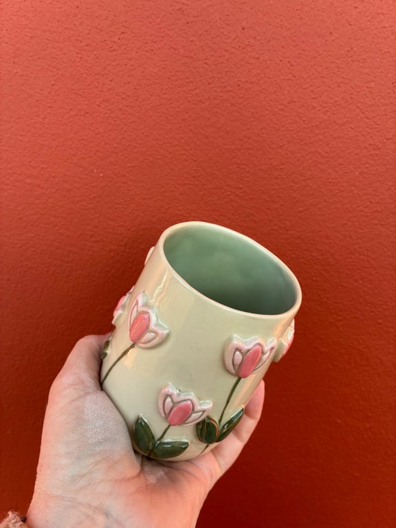 Vase med tulipaner billede 2