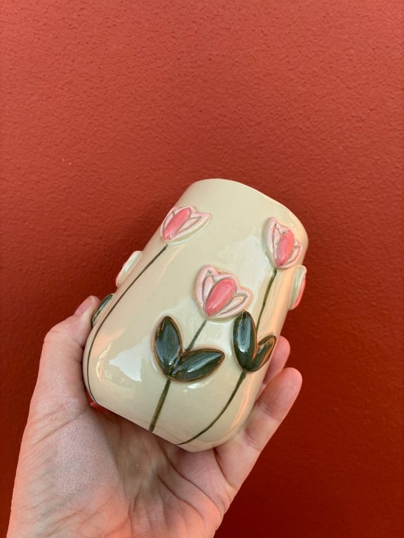 Vase med tulipaner billede 3