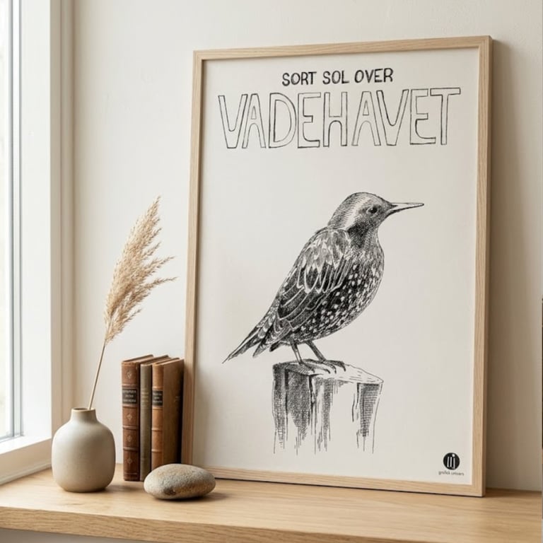 Sort sol - plakat