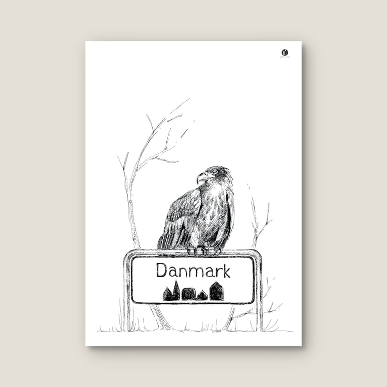 Ørn - plakat billede 2