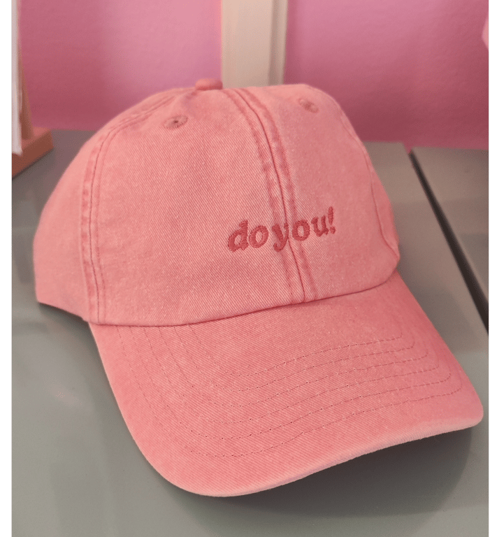 do you! STATEMENT!, Low profil Vintage Cap, Dusky Pink