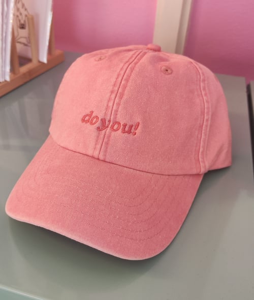 do you! STATEMENT!, Low profil Vintage Cap, Dusky Pink (2)