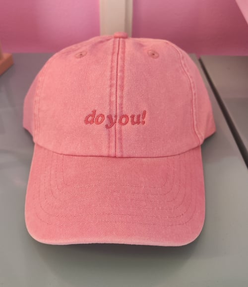 do you! STATEMENT!, Low profil Vintage Cap, Dusky Pink (3)
