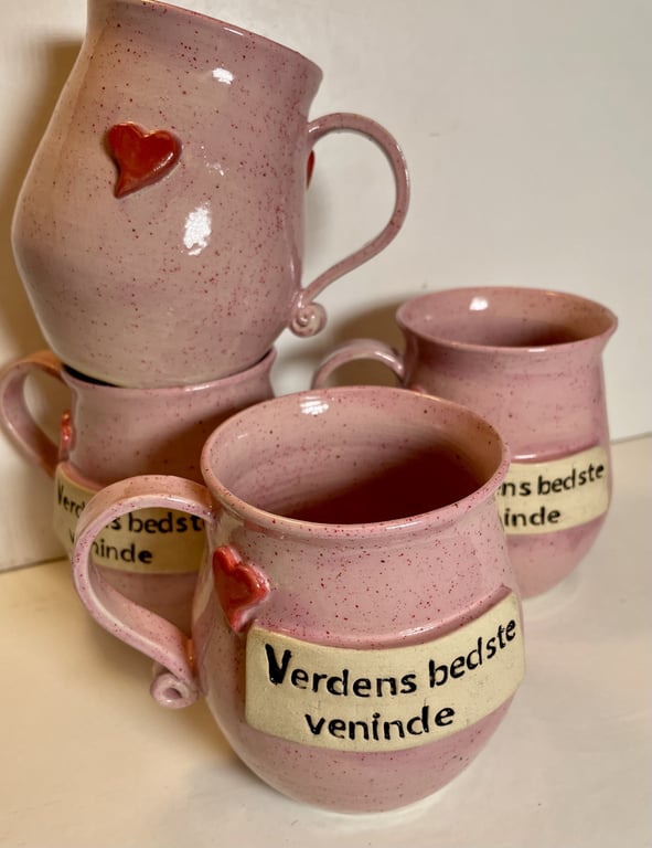 Keramik krus med tekst, Verdens bedste veninde billede 2