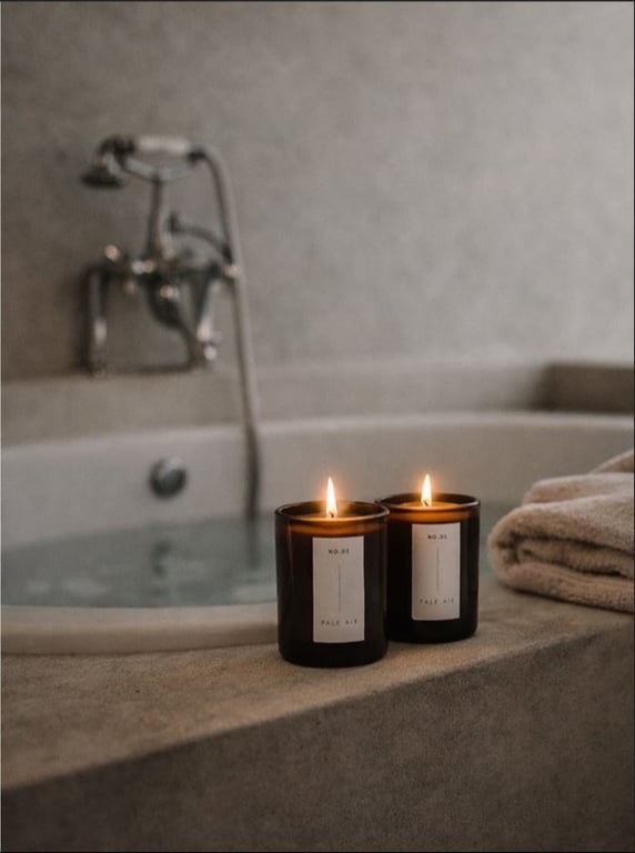 NŌR | SCENTED CANDLE | NO.03 Pale Air — 200 ml billede 2