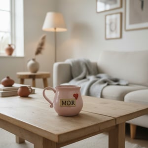 Keramik krus med tekst - Mor – produktbillede