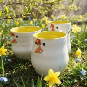 Keramik krus  - Påskekylling krus – produktbillede