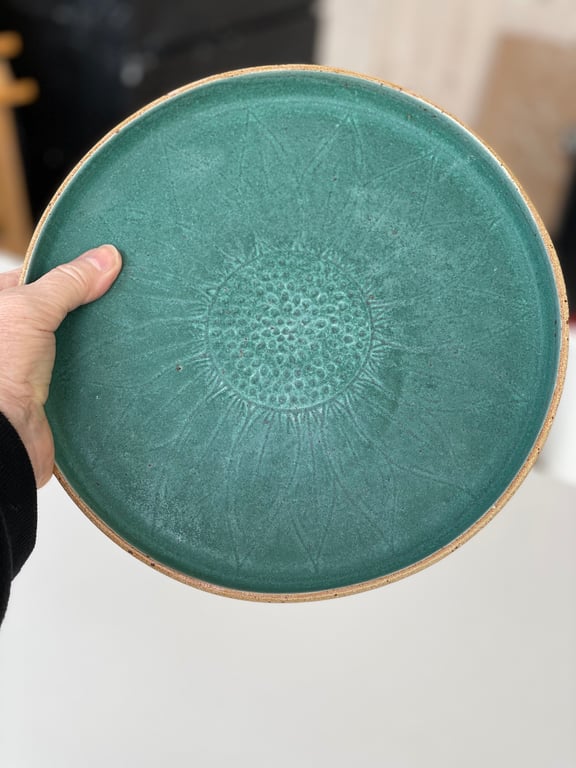 Solsikkefad, matgrønt - ø 26 cm billede 2