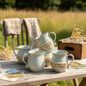 Keramik krus med tekst - En drøm om en verden, der elsker at elskes. – produktbillede