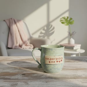 Keramik krus med tekst - Verdens bedste bror – produktbillede