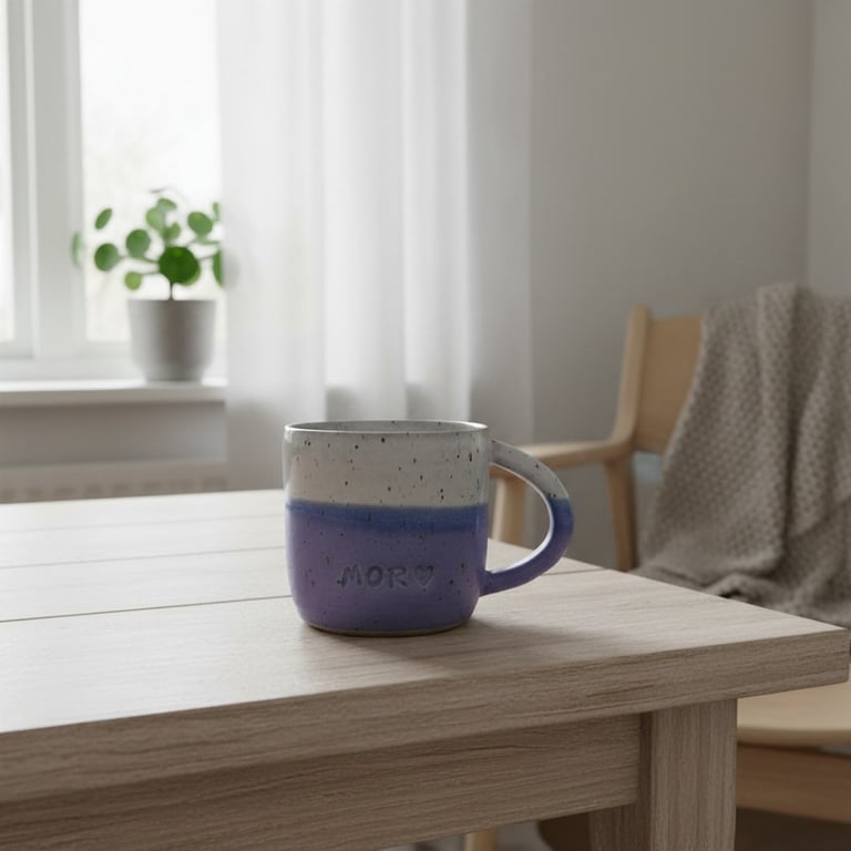 Mor kop lilla. 390 ml. H: 8,5 cm