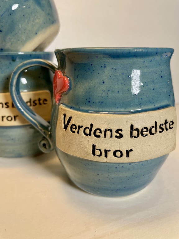 Krus med tekst - Verdens bedste bror billede 2