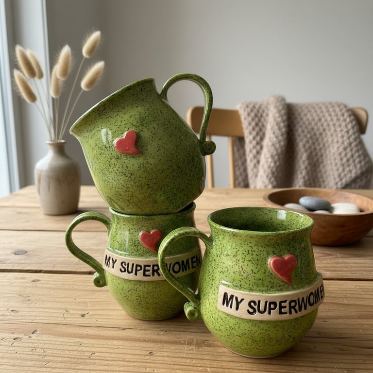 Keramik krus med tekst - My superwomen