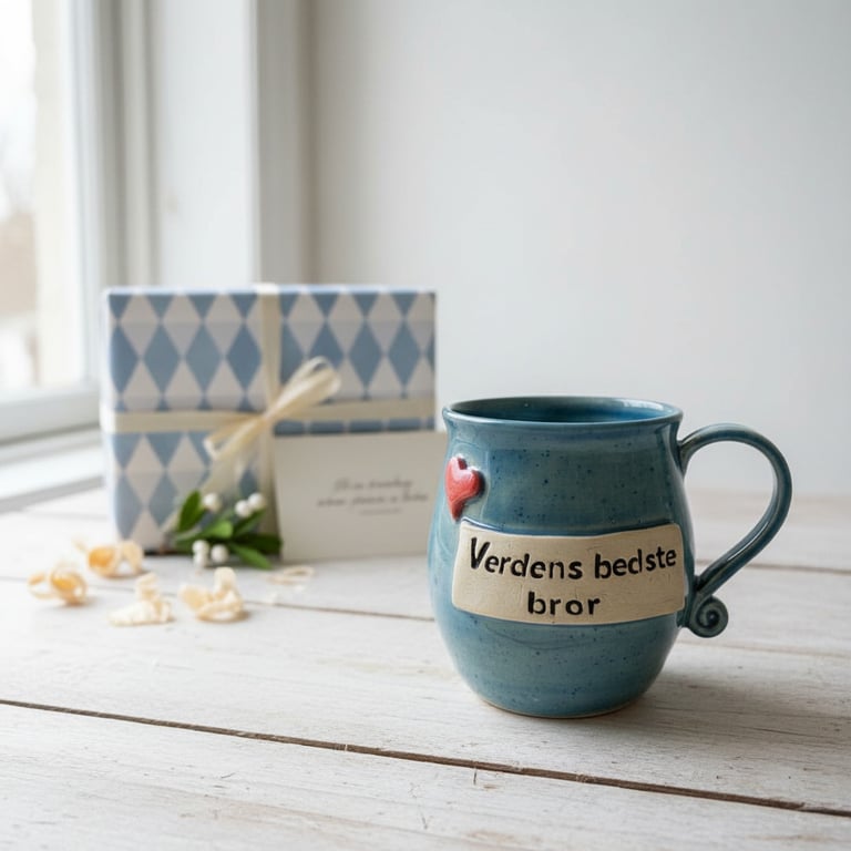 Krus med tekst - Verdens bedste bror