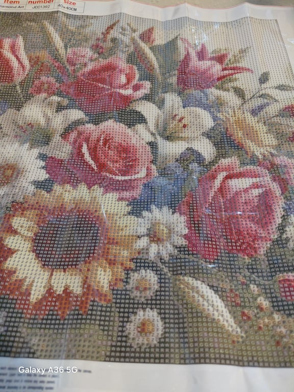 Her er der et riget pænt  blomster 40×40