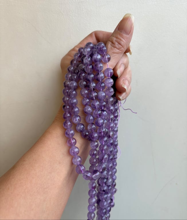 Lavendel Ametyst - Kvalitet AAA billede 5