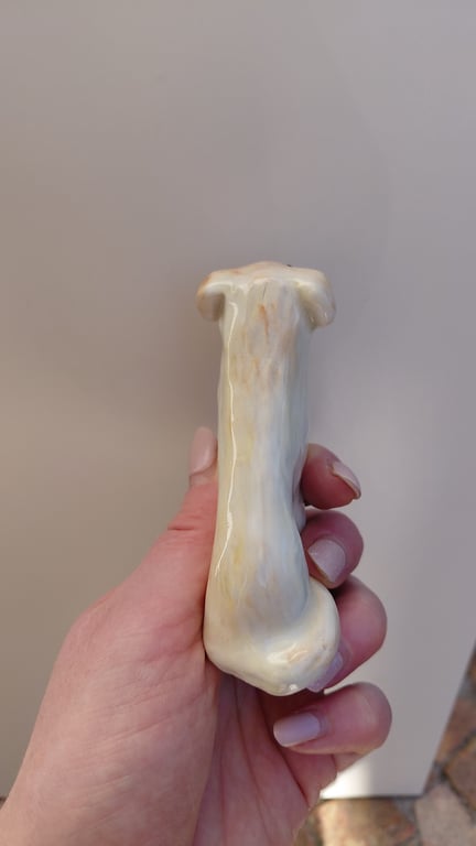 hundefigur, hvid golden retriever  billede 4