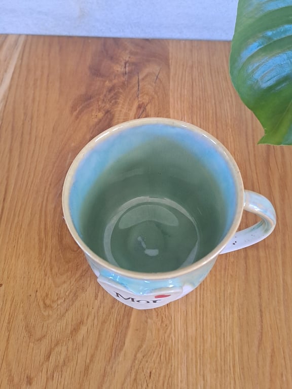 Morkoppen i denne smukke grønne farve kan indeholde 375 ml. billede 3