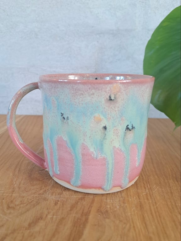 Mor koppen i denne smukke nordlys glasur kan indeholde 400 ml. billede 2