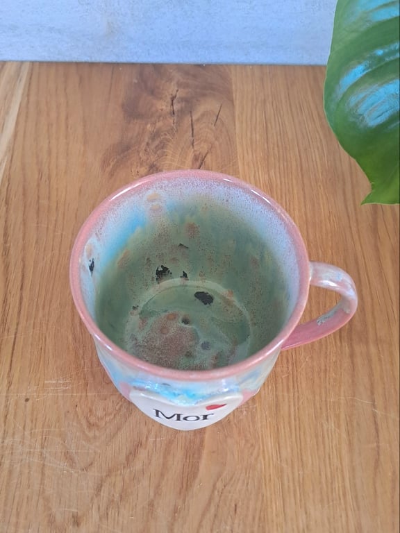 Mor koppen i denne smukke nordlys glasur kan indeholde 400 ml. billede 3