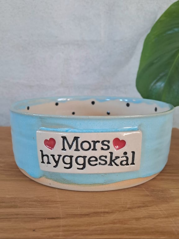 Mors hyggeskål er 5,5 cm høj og 15 cm i diameter billede 2