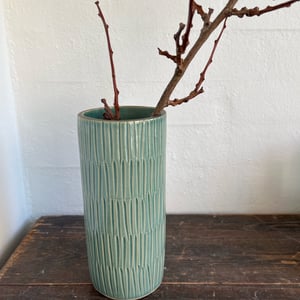 Vase, Lys himmelblå, 19 cm  – produktbillede