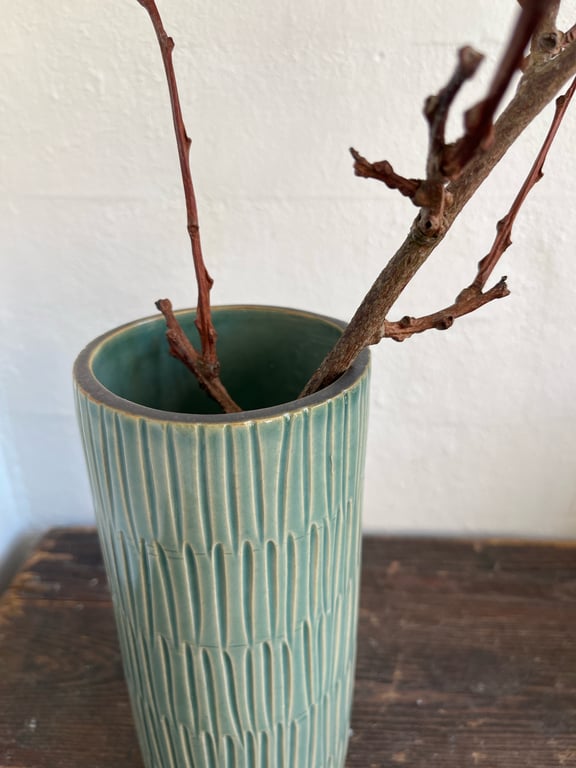 Vase, Lys himmelblå, 19 cm  billede 2