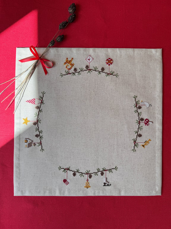 Julestemning brødserviet 2044-3 Str. 40 x 40 cm. billede 2