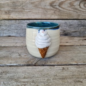 Isvaffel kop blå – produktbillede