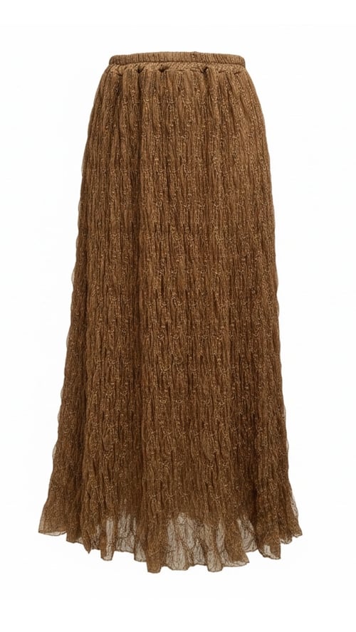 Sofia long skirt, Cappuccino. Onesize 36-46. (3)