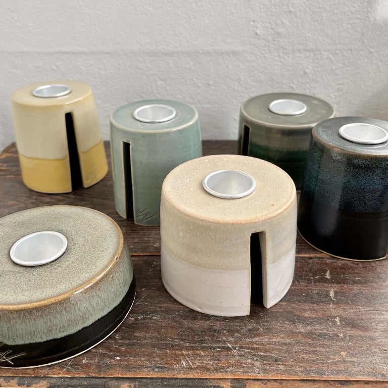 Stage med slids, brun/sand billede 2