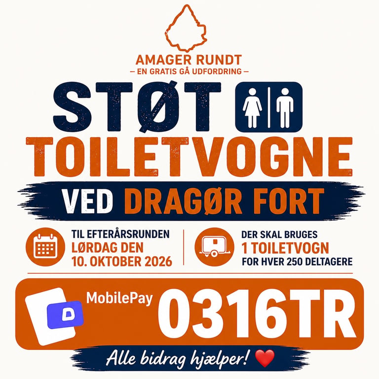 Doner til toiletvogne på Dragør fortet 