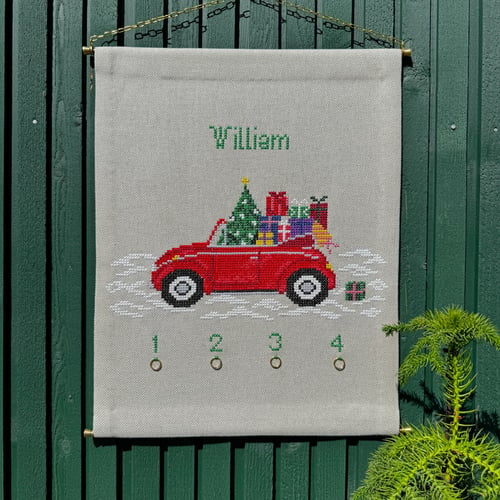 Gavebilen adventskalender 2039-9 Str. 35 x 45 cm.