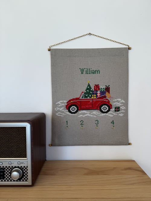 Gavebilen adventskalender 2039-9 Str. 35 x 45 cm. (2)