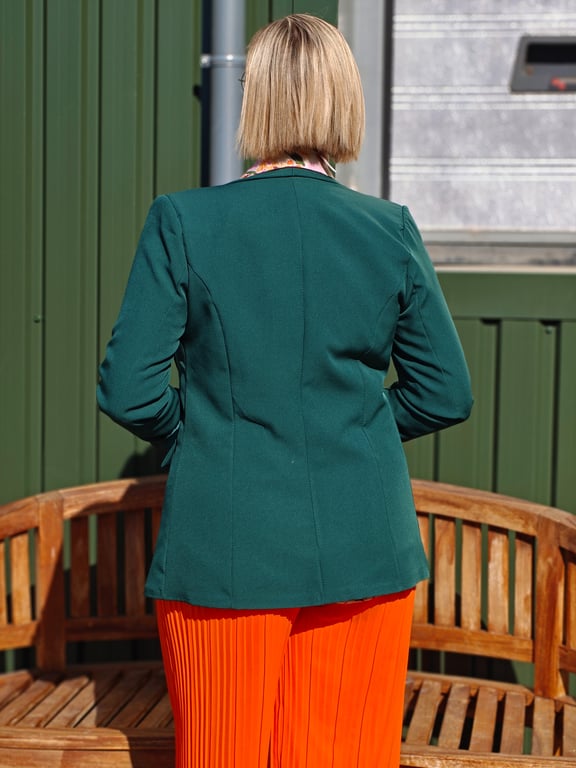 Francesca Blazer Flaskegrøn  billede 2