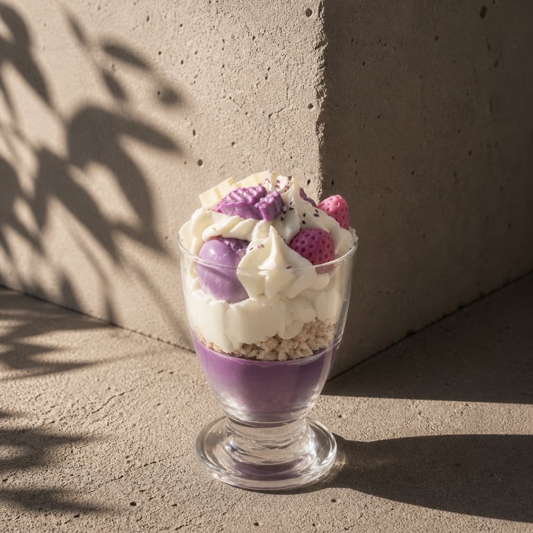 Isdessert lys
